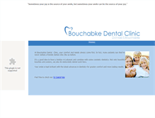 Tablet Screenshot of bouchabkeclinic.com